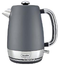 Grey Breville Strata Kettle and Toaster Set & Russell Hobbs Retro Microwave New
