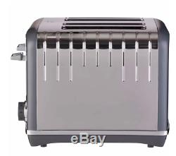 Grey Microwave Kettle Toaster Set 800W 4 Slice Fast Boil New Kitchen Deal 20L
