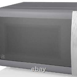 Grey Retro Microwave Oven, 1950's Style, Digital 20L 800W Swan SM22030GRN