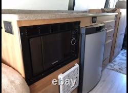 Greystone Black Built-in Microwave with Trim Kit 0.9 Cu Ft RV Motorhome