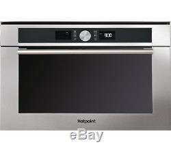 HOTPOINT Class 4 MD 454 IX H Built-In Microwave with Grill Stainless Steel