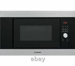 HOTPOINT MF20G IX H Built-in Microwave with Grill 20L Black Currys