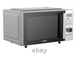 HYE 20L 800W Freestanding Digital Microwave Oven With Air Fryer Silver