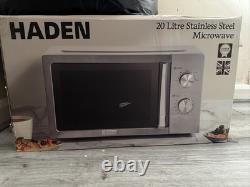 Haden 20L 800W Stainless Steel Microwave- Silver Brand New And Sealed