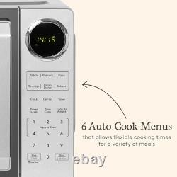 Haden 23L Touch Control Microwave, Silver, 900W, Child Lock, Mirror Finish