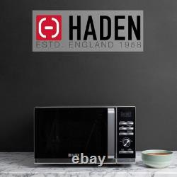 Haden 25L Combination Microwave Oven with Grill, 8 Auto Cook Menus 900W Silver