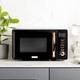 Haden Black & Copper 20l Microwave 800w, 5 Power Levels, Digital Display