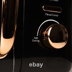 Haden Black & Copper 20L Microwave 800W, 5 Power Levels, Digital Display