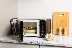 Haden Black & Copper 20L Microwave 800W, 5 Power Levels, Digital Display