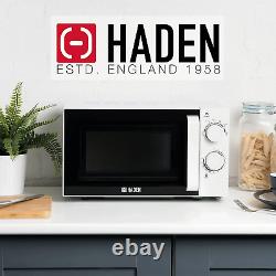 Haden Chester Microwave Defrost, Reheat & Cooking Functions, 700W, 20L, White