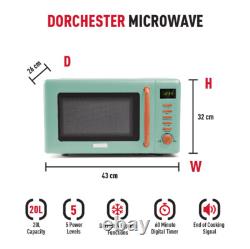 Haden Dorchester 20L Microwave 800W, 5 Power Levels, Digital Display