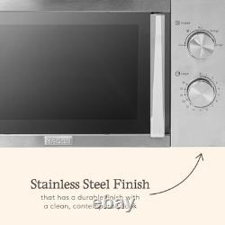 Haden Microwave Oven 20L 800W 5 Power Levels Stainless Steel