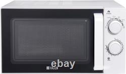 Haden Stainless Steel Interior Microwave Oven 20L White Microwave, 700W with 6