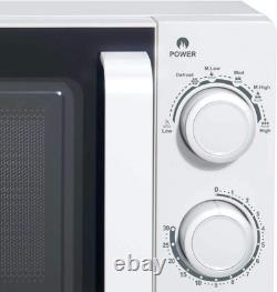 Haden Stainless Steel Interior Microwave Oven 20L White Microwave, 700W with 6