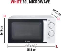 Haden Stainless Steel Interior Microwave Oven 20l White Microwave