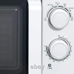 Haden Stainless Steel Interior Microwave Oven 20l White Microwave 700W with 6 Haden Stainless Steel Interior Microwave Oven 20l White Microwave 700W with 6