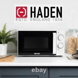 Haden Stainless Steel Interior Microwave Oven 20l White Microwave 700W with 6