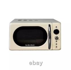 Hamilton Beach 20L Retro Cream Microwave