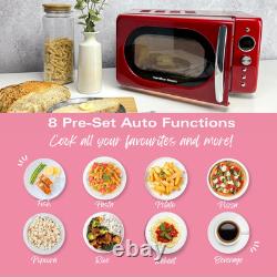 Hamilton Beach 20L Retro Red Microwave
