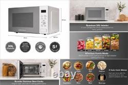 Hamilton Beach Countertop Microwave 30L 950W Silver Timer Defrost 8 Settings