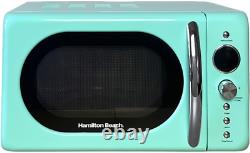 Hamilton Beach Microwave, 20L, 700W, Retro, Digital LED Display, 8 Pre-Set Progr
