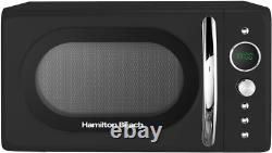 Hamilton Beach Microwave, 20L, 700W, Retro, Digital LED Display, 8 Pre-Set Progr