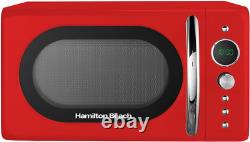 Hamilton Beach Microwave, 20L, 700W, Retro, Digital LED Display, 8 Pre-Set Progr