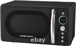 Hamilton Beach Microwave, 20L, 700W, Retro, Digital LED Display, 8 Pre-Set Progr