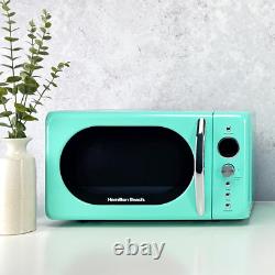 Hamilton Beach Microwave, 20L, 700W, Retro, Digital LED Display, 8 Pre-Set Progr