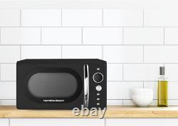 Hamilton Beach Microwave, 20L, 700W, Retro, Digital LED Display, 8 Pre-Set Progr