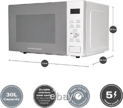 Hamilton Beach Microwave, 30L, 950W, Family-Size, Digital Controls, 8 Pre-Set Pr