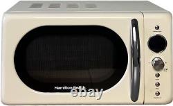 Hamilton Beach Retro Cream Microwave 700W 20L Microwave Oven HB70H20C