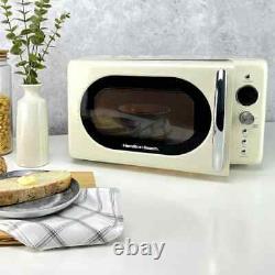 Hamilton Beach Retro Cream Microwave 700W 20L Microwave Oven HB70H20C