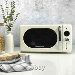 Hamilton Beach Retro Cream Microwave 700W 20L Microwave Oven HB70H20C