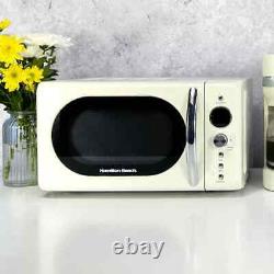Hamilton Beach Retro Cream Microwave 700W 20L Microwave Oven HB70H20C