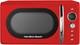 Hamilton Beach Retro Red Microwave 700w 20l Microwave Oven Hhb70h20r