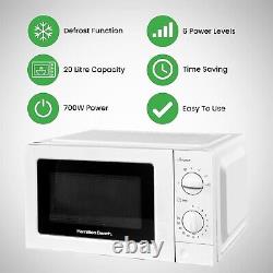 Hamilton Beach White Microwave 700W 20L Microwave Oven HB70T20W