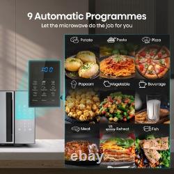 Hisense 20L Microwave & Grill 700W, 9 Auto Functions, LCD Touch, Grill Combo