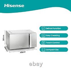 Hisense 700 Watts 20 Litre Silver Digital Solo Microwave Oven With 800W Grill