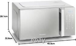 Hisense 700 Watts 20 Litre Silver Digital Solo Microwave Oven With 800W Grill