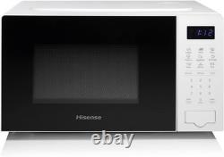 Hisense 700 Watts 20 Litre White Digital Solo Microwave Oven H20MOWS4UK Automat