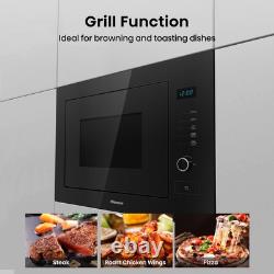 Hisense Built-In 900W Microwave & Grill Black HB25MOBX7GUK
