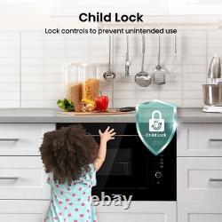Hisense Built-In 900W Microwave & Grill Black HB25MOBX7GUK