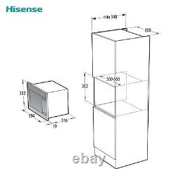 Hisense Built-In Microwave Black HB20MOBX5UK