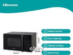 Hisense H25MOBS7HUK 25 Litre electronic Microwave with Auto Defrost Digital D