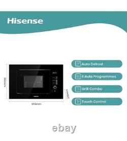Hisense HB20MOBX5UK 20L 900W Microwave Oven with Grill Black (738961)