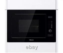 Hisense HB25MOBX7GUK Built-in 25L 900W Solo Microwave with Grill, Black