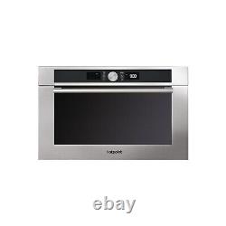 Hotpoint 31L 1000W Built In Microwave and Grill Stainless Steel MD454IXH