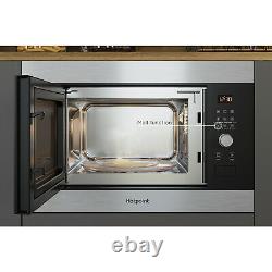 Hotpoint Built In MF25GIXH 1000W Microwave Oven Inox