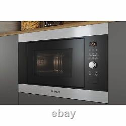 Hotpoint Built-In Microwave with Grill Stainless Steel MF25GIXH